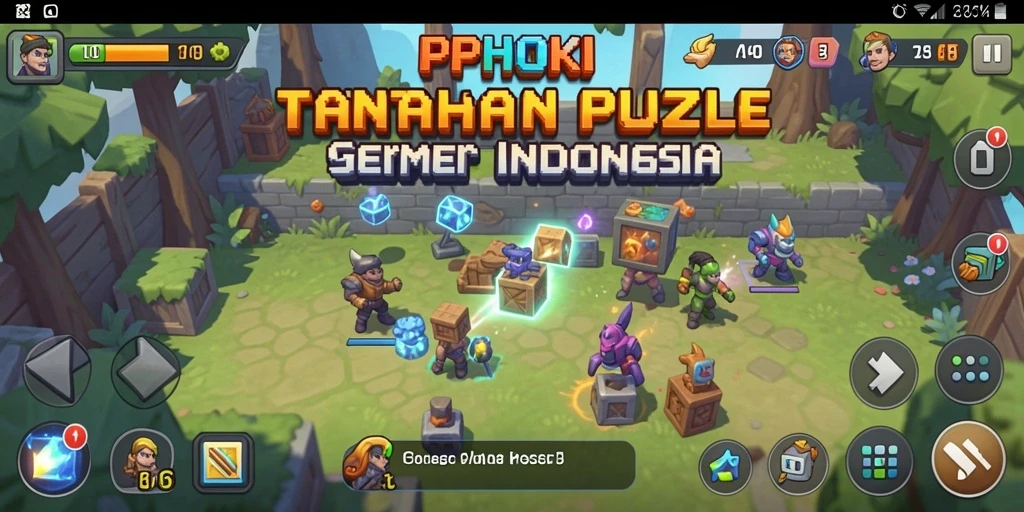 Screenshot permainan PPHOKI menampilkan berbagai tantangan Puzzle.
